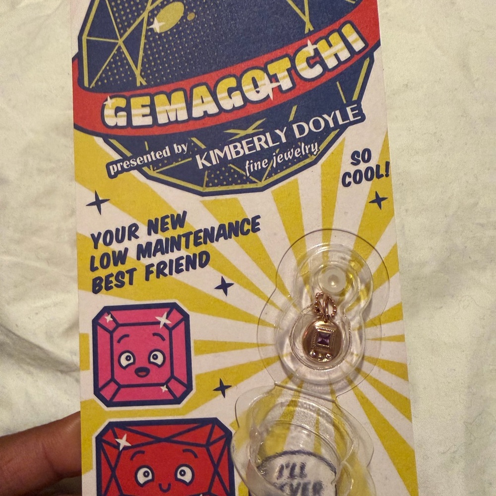 Kimberly Doyle Baby Gemagotchi Rose Gold Amethyst Diamonds inc packaging! - Picture 2 of 10
